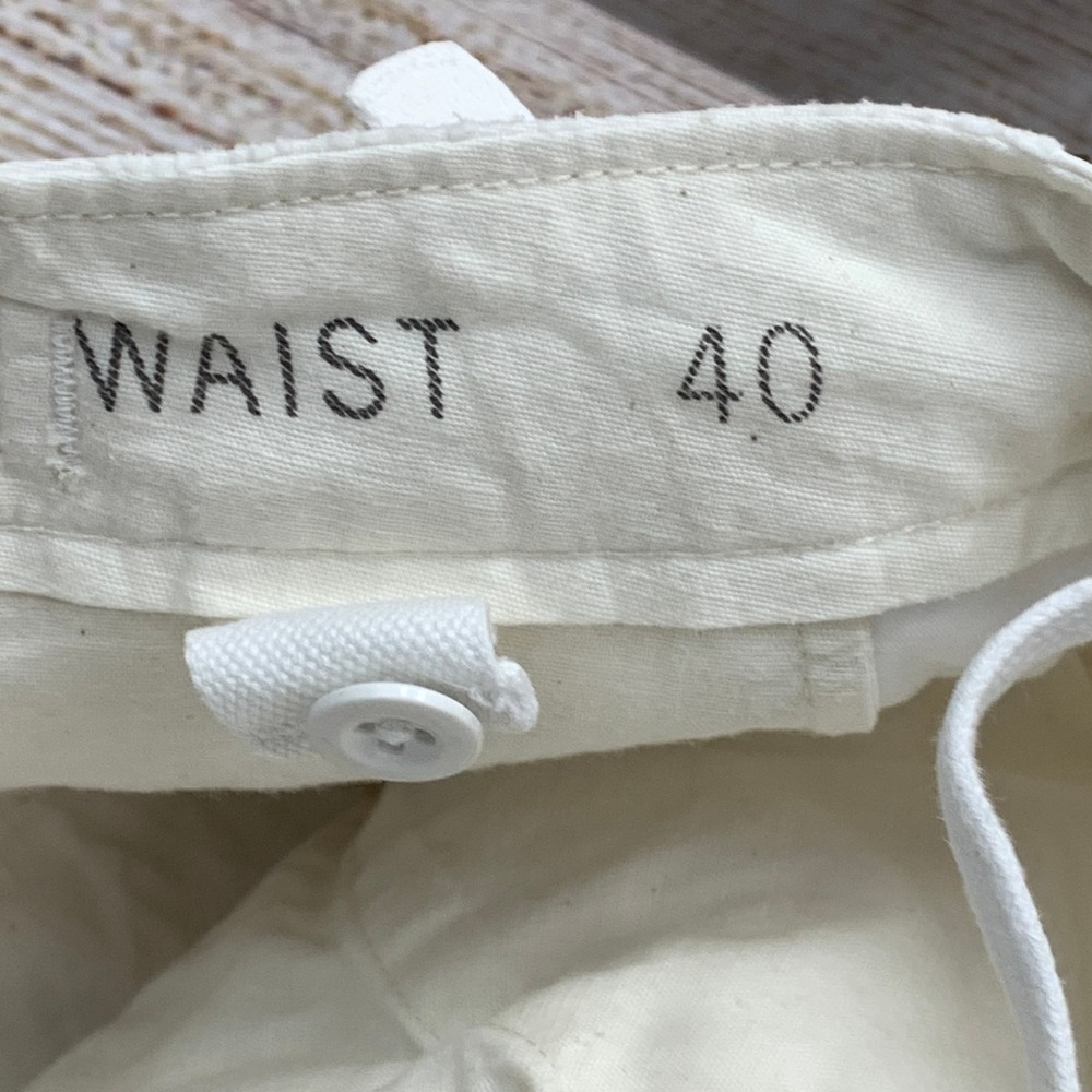 Polo Ralph Lauren White Cotton Cargo Shorts Size 40 Drawstring‎ Waist Pockets - Picture 10 of 11